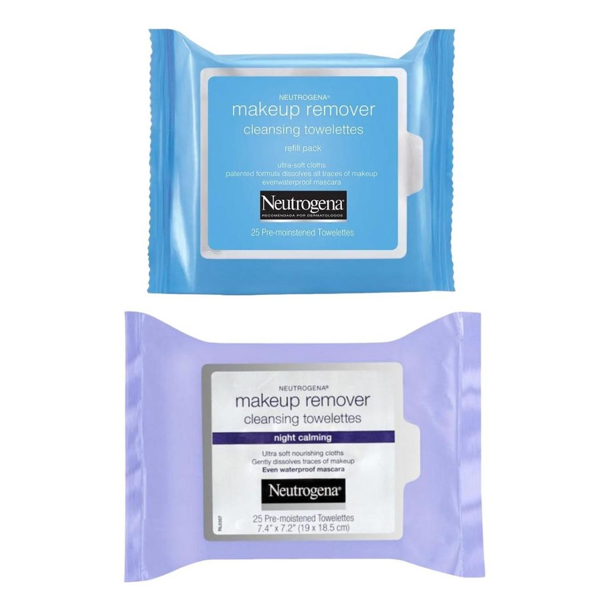 NEUTROGENA - Neutrogena Toallitas Night Calm + Recambio Desmaquillante