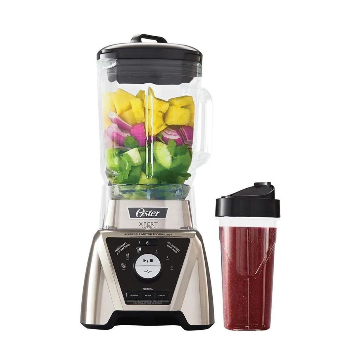 OSTER - Licuadora Xpert Series™ con Control de textura y un Blend-N-Go
