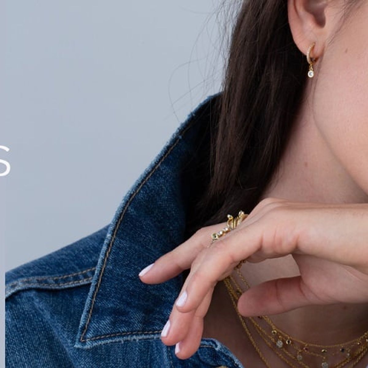 CRISLU - Pulsera de baguette rubí individual - C de CRISLU