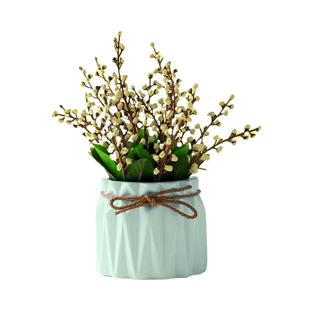 HYGGE - Planta Artificial Decorativa con Maceta Pequeña