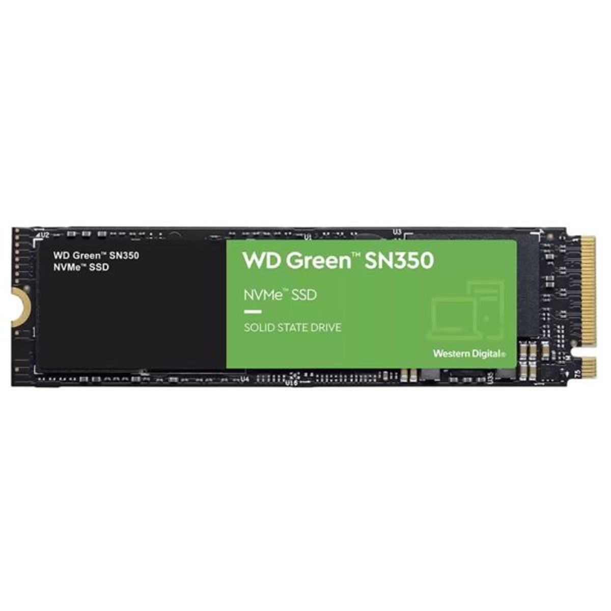 WESTERN DIGITAL - Unidad de estado solido Western Digital Green SN350 NVMe 2TB M2 2280