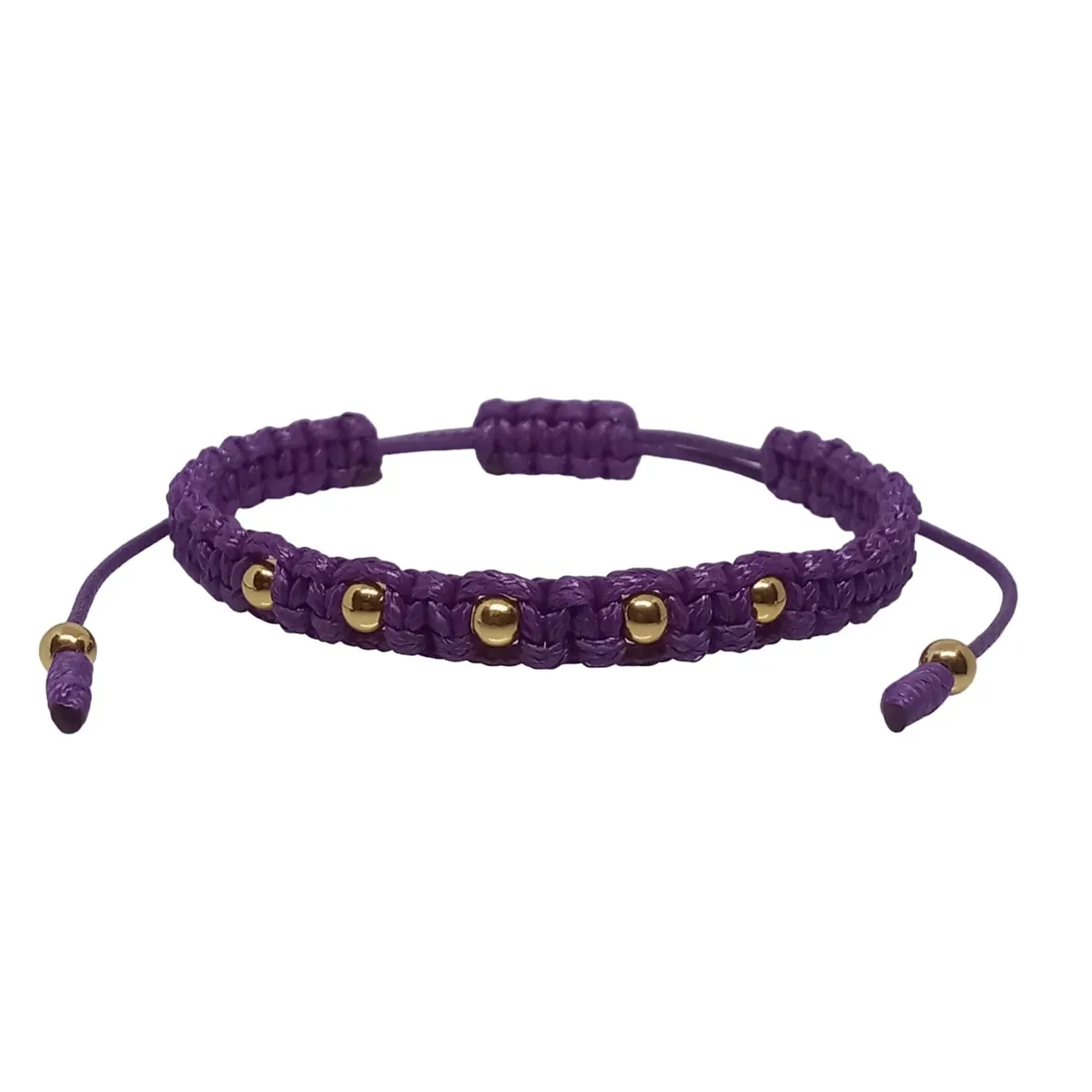 LUCYANA JOYAS Y ACCESORIOS - Pulsera para Mujer de Hilo Violeta - Joyas Lucyana