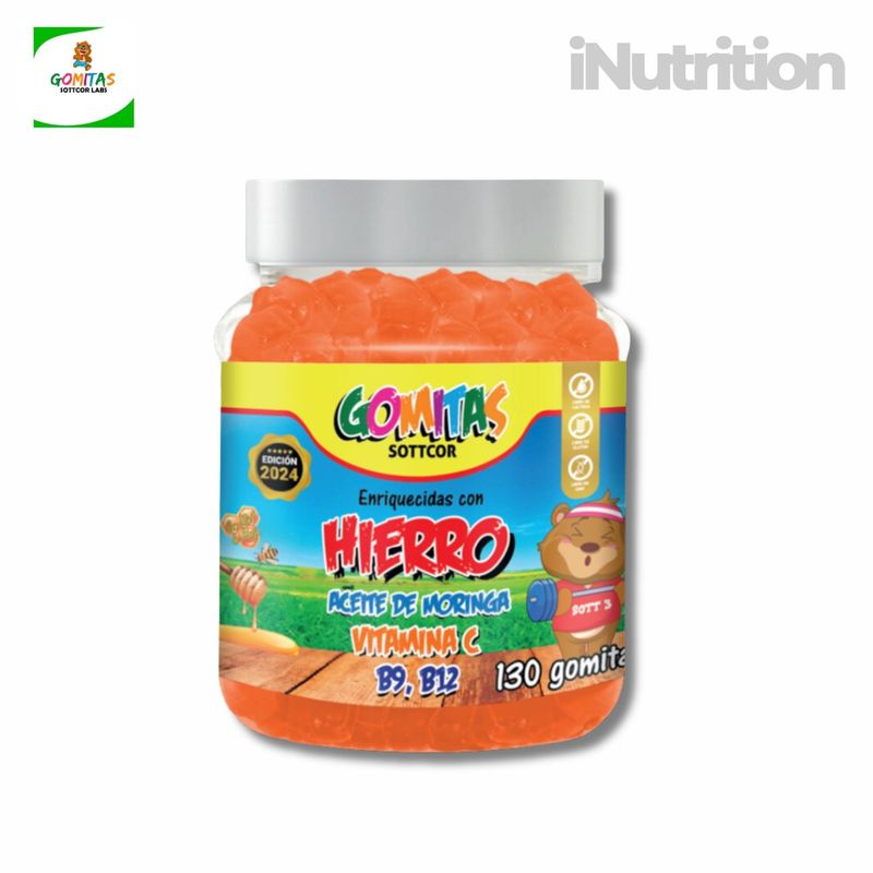 GENERICO - HIERRO EN GOMITAS PARA NIÑOS - 130 GOMITAS
