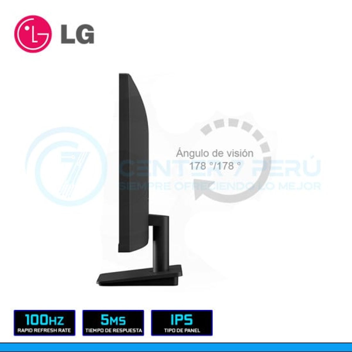 LG - Monitor LG 27MS500-B 27Pulg FHD IPS HDMI 5MS 100HZ