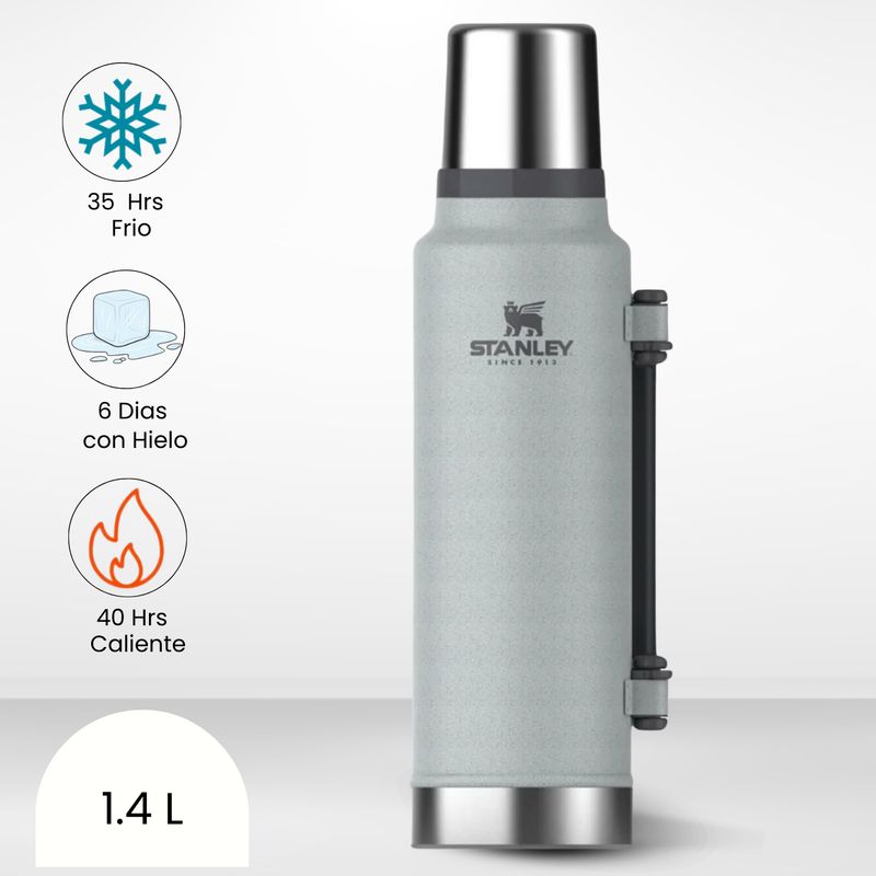 STANLEY - Termo de Bebida Stanley Classic Silver 1.4l
