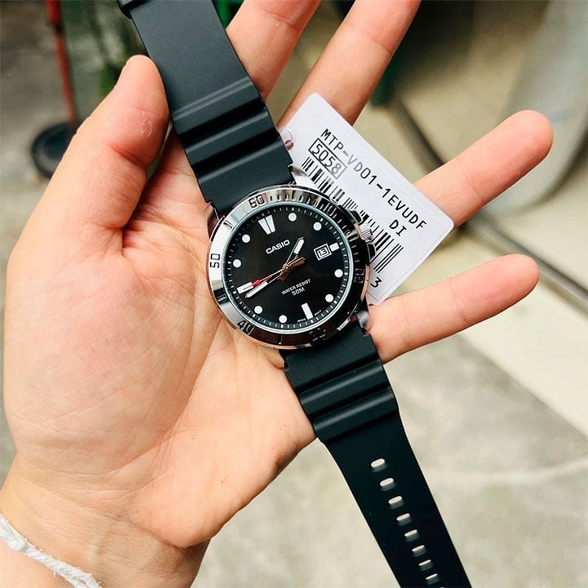 CASIO - Reloj Casio MTP-VD01-1EV Hombre - Negro