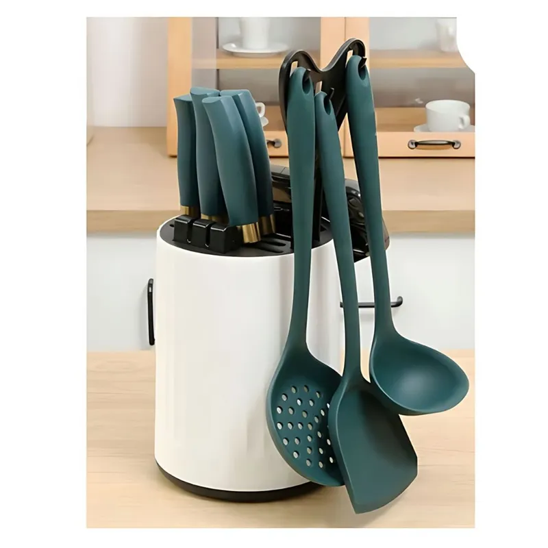 GENERICO - Soporte Giratorio de Cuchillo Multifuncional Blanco