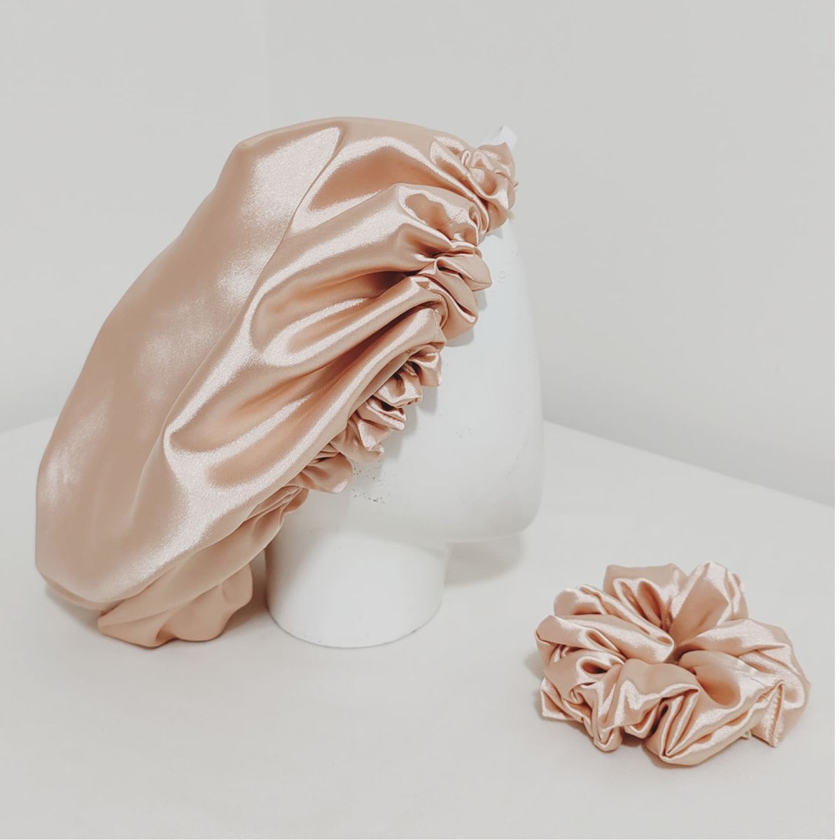 GENERICO - Gorro Antifrizz en Satín para Dormir - Color Toffy