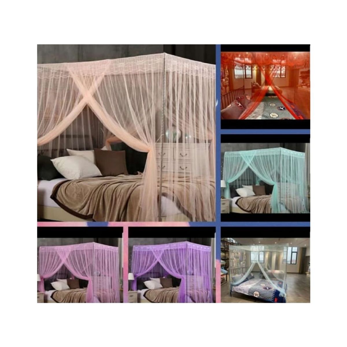 GENERICO - TUL MOSQUITERO PARA CAMA 2PLZ