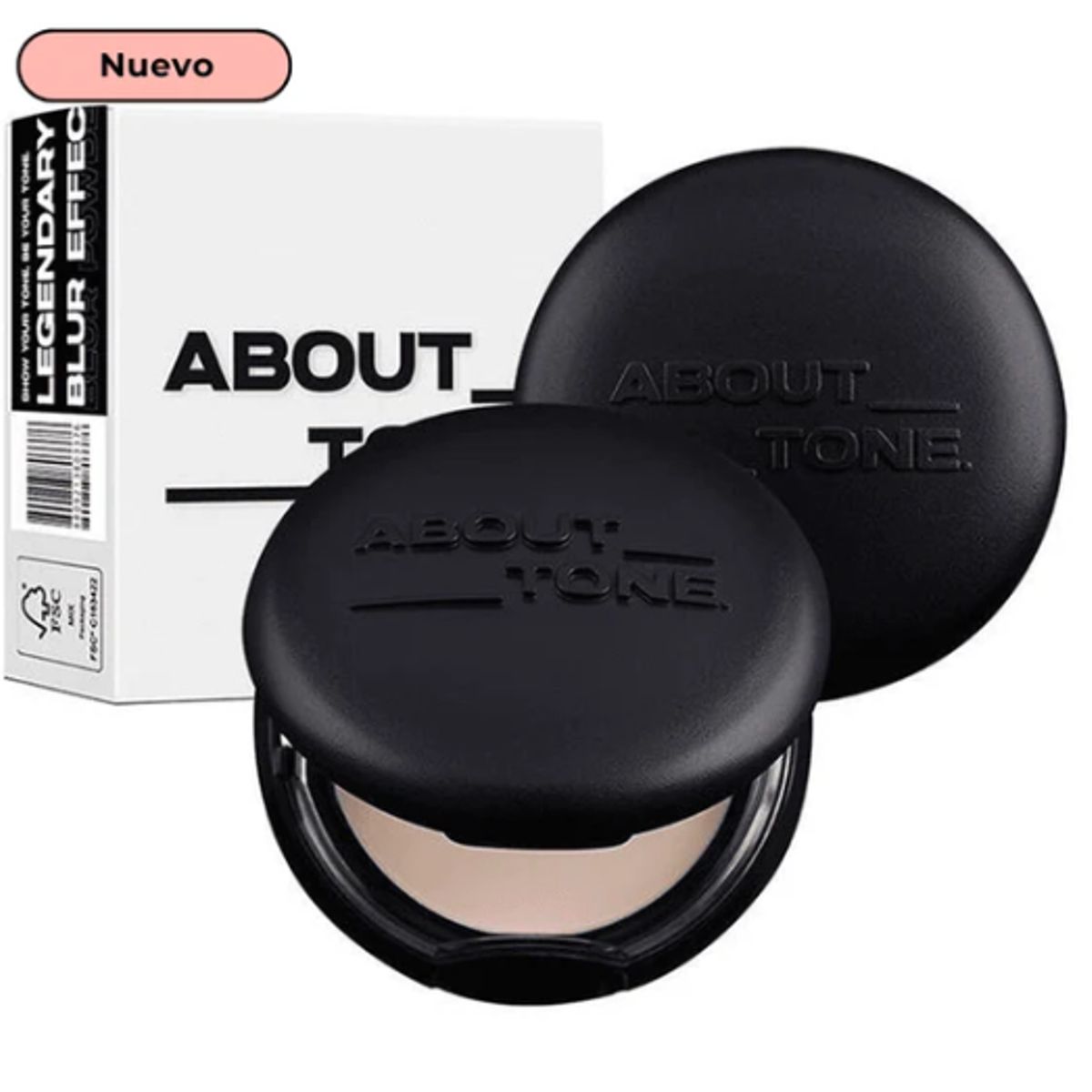 LE COREANE - Polvo Compacto Coreano con Color  Blur Powder Pact - TONO #4 TAN