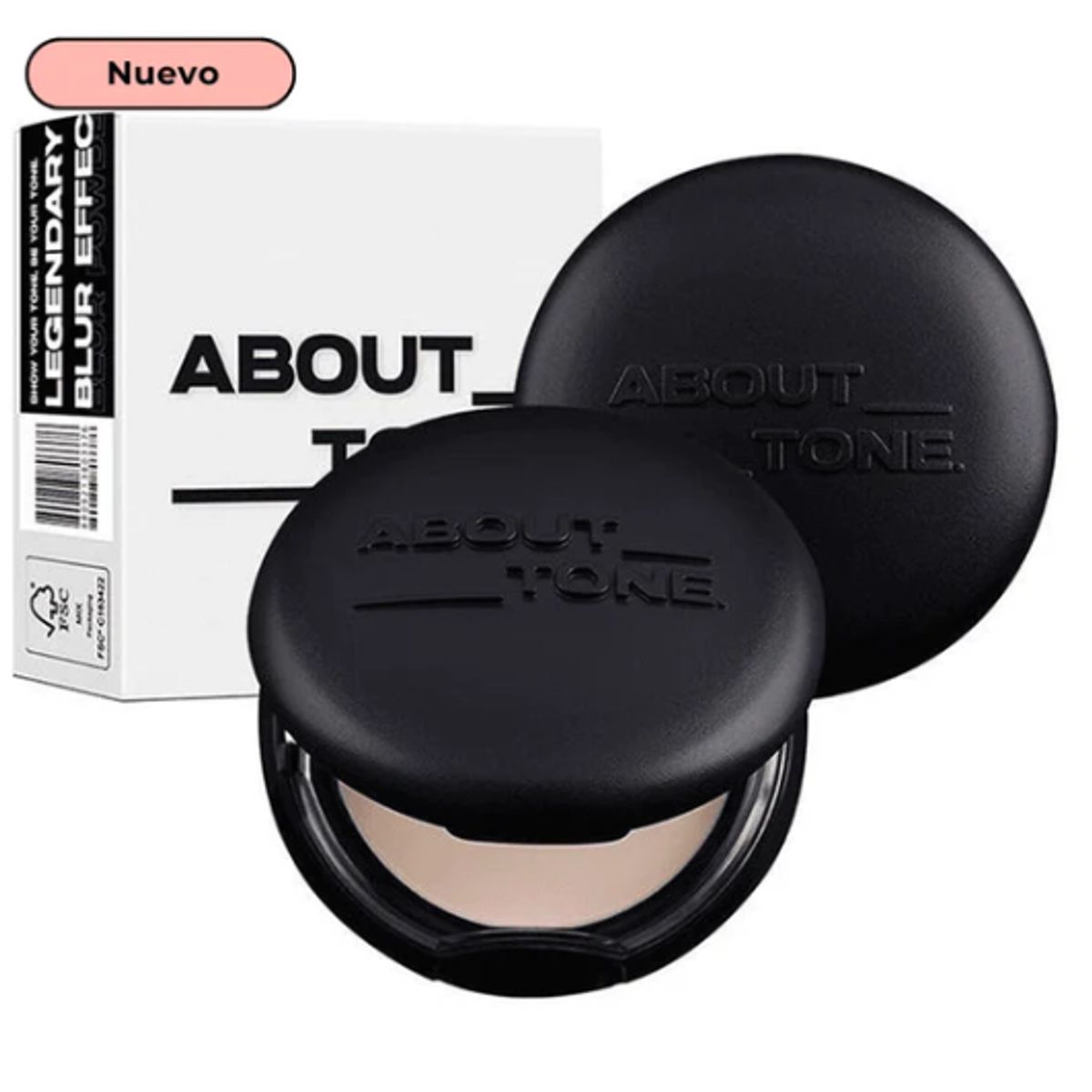 LE COREANE - Polvo Compacto Coreano con Color  Blur Powder Pact - TONO #4 TAN