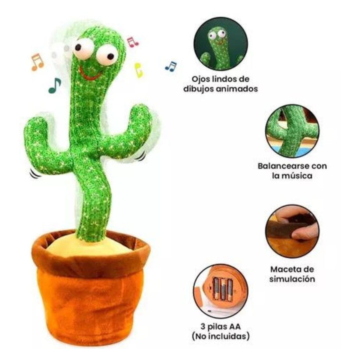 GENERICO - Cactus Musical Imita Baila y Canta
