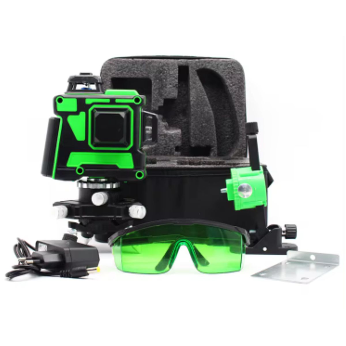 GENERICO - Nivel Láser Verde 12 Líneas Autonivelante con Trípode y Maletín