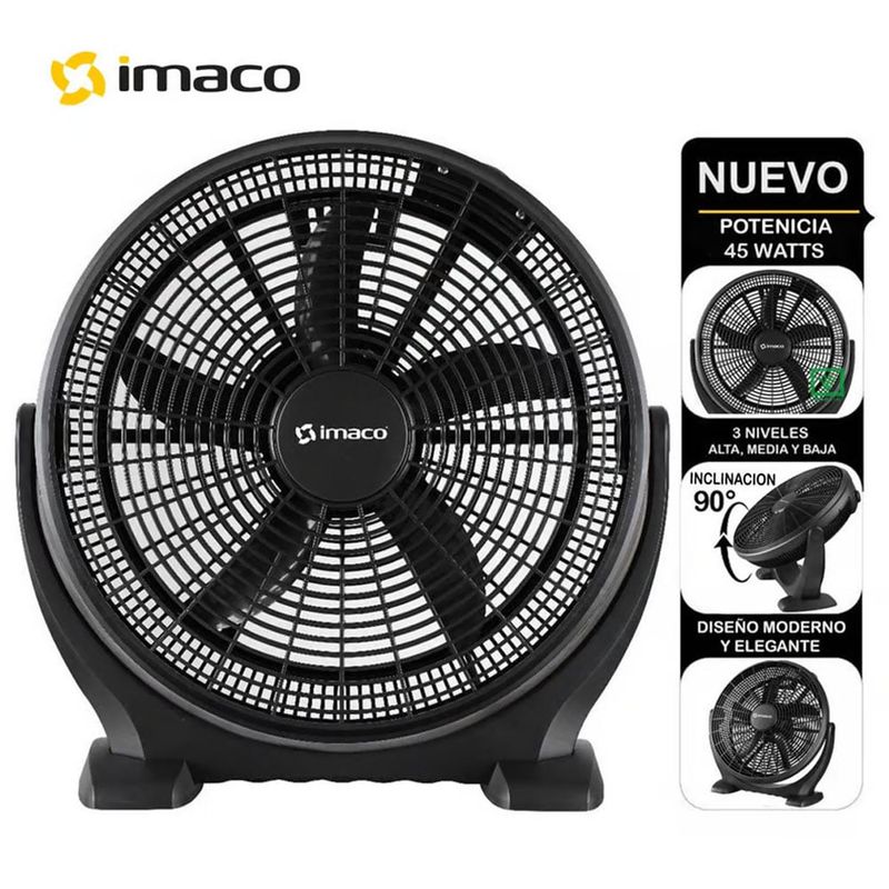 IMACO - Ventilador Piso Recirculador Imaco IVA164 55W