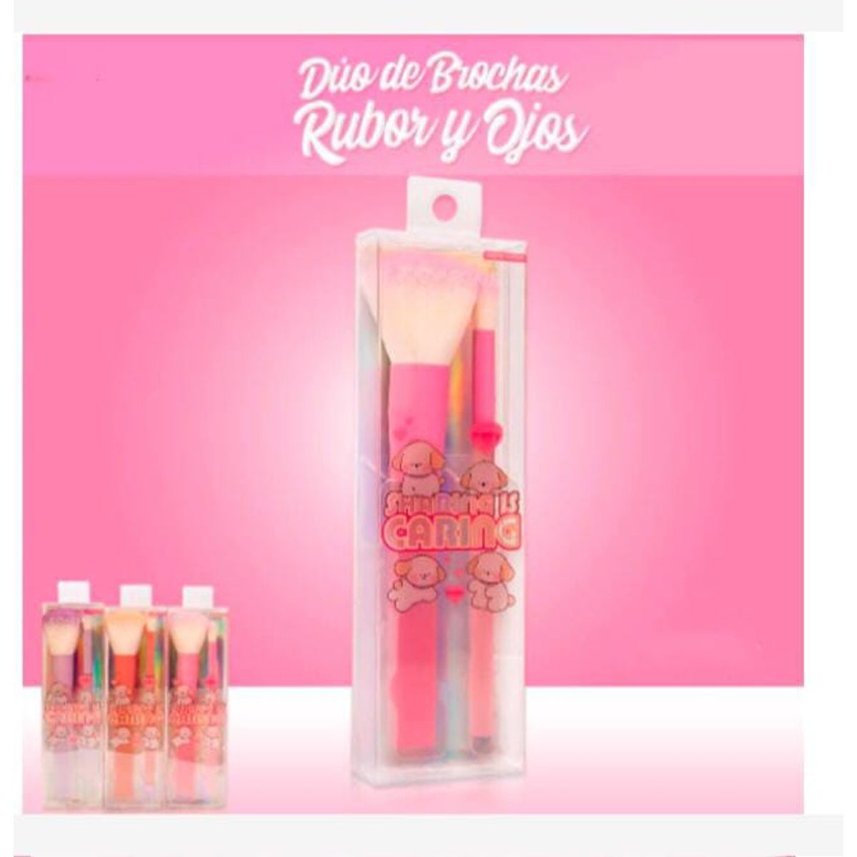 GENERICO - Duo de brochas rubo y ojos