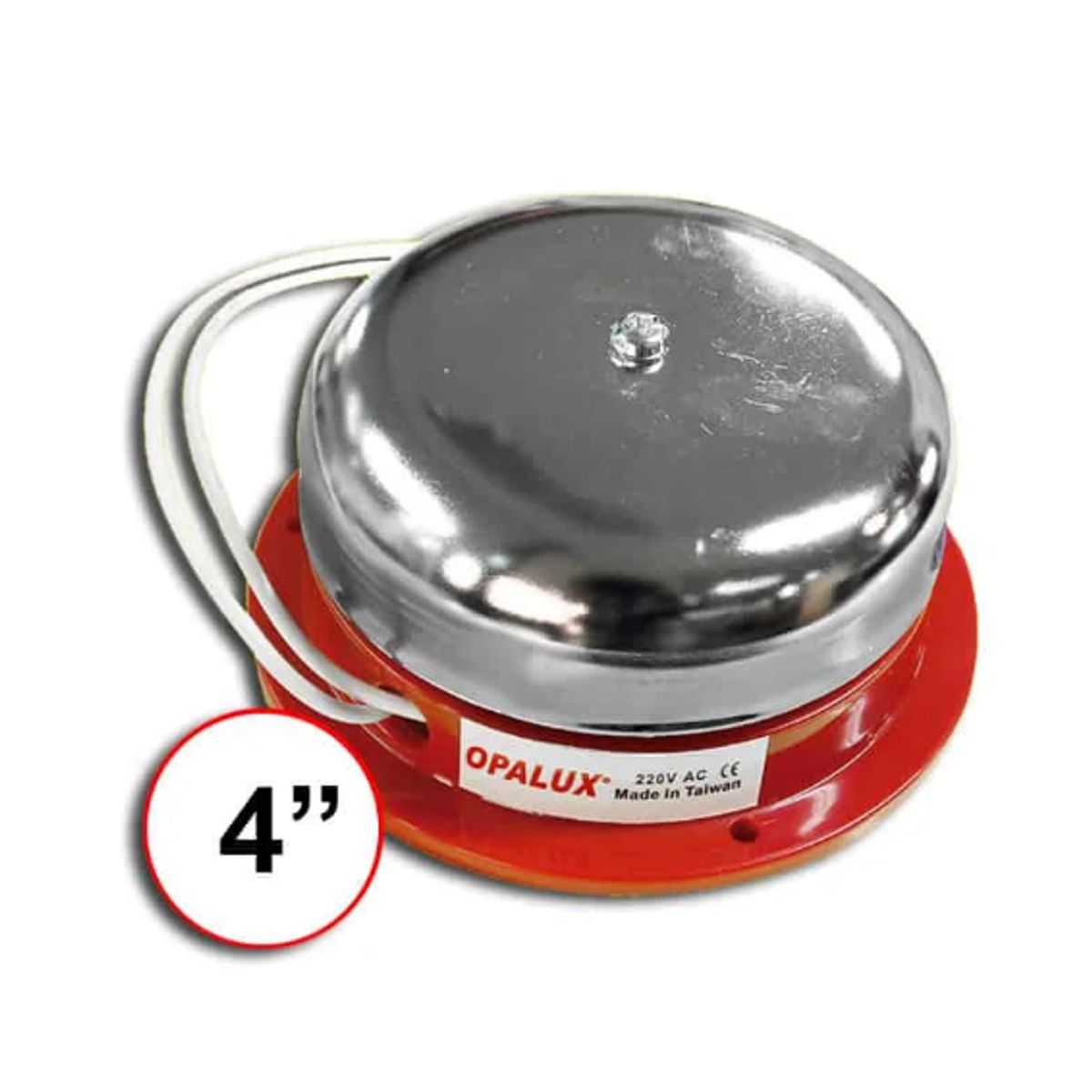 OPALUX - Timbre Industrial de Metal 4″ 7204220 OPALUX