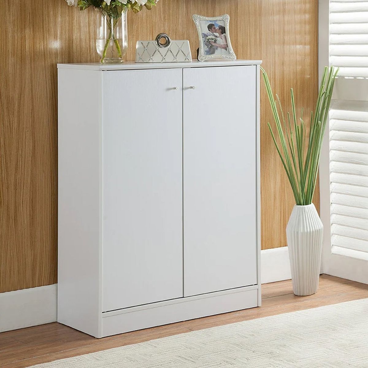 VENTITAS HOME - Zapatera Moderna Angelina Ventitas Home Color Blanco