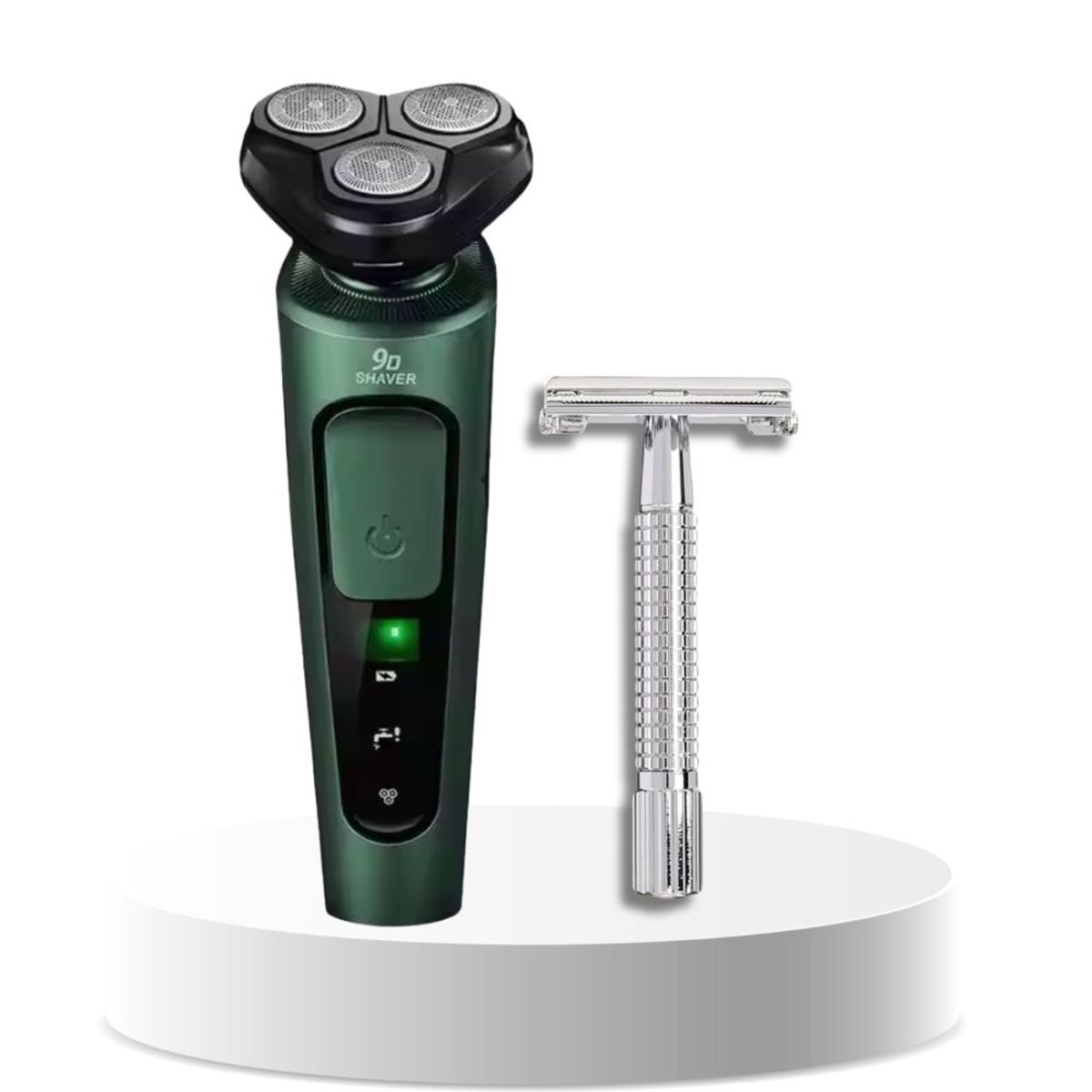 GENERICO - Pack Afeitador portatil y afeitador de zinc