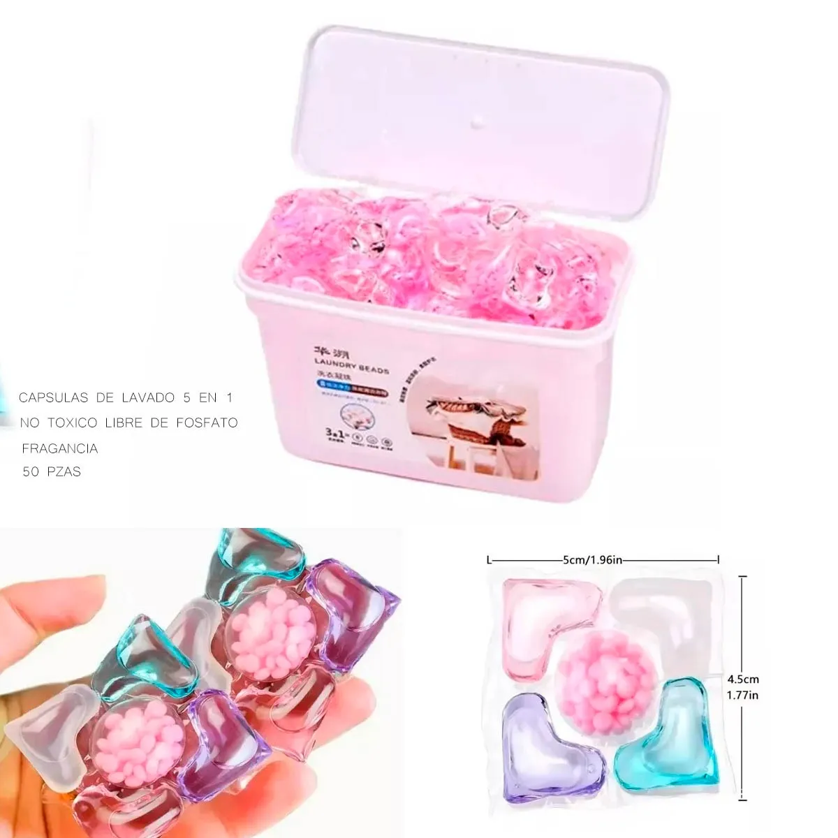 GENERICO - 196 PZAS DE CAPSULAS DE LAVADO CON FRAGANCIA