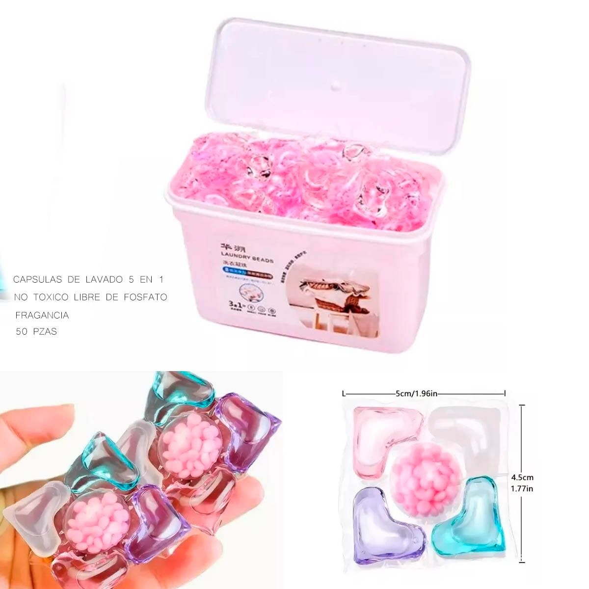 GENERICO - 196 PZAS DE CAPSULAS DE LAVADO CON FRAGANCIA