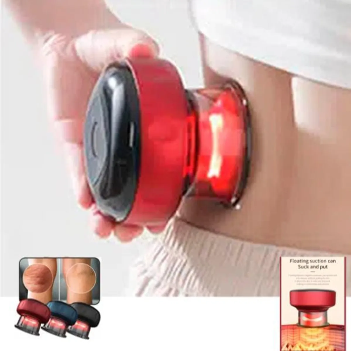 GENERICO - Masajeador de Ventosas Inteligente con Luz Roja y Succión - Aleatorio