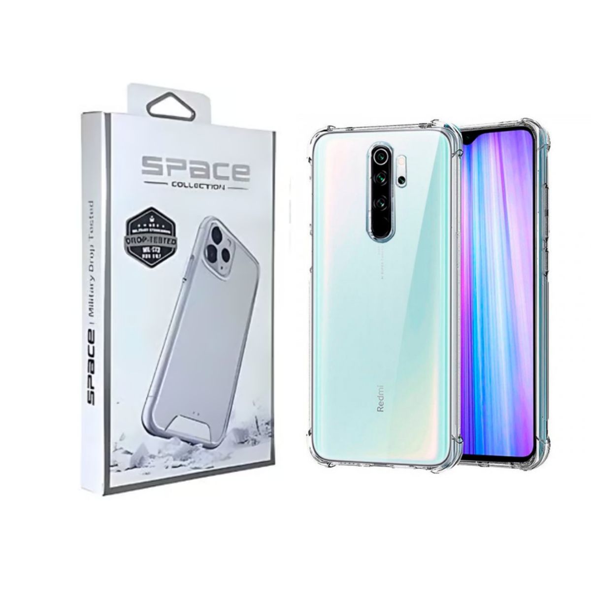 SPACE - CASE SPACE TRANSPARENTE PARA XIAOMI NOTE 8 PRO