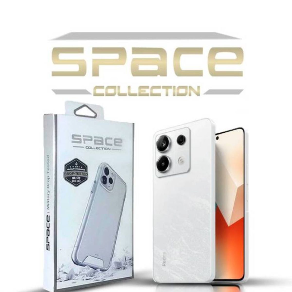 SPACE - CASE SPACE TRANSPARENTE PARA XIAOMI REDMI NOTE 13 4G