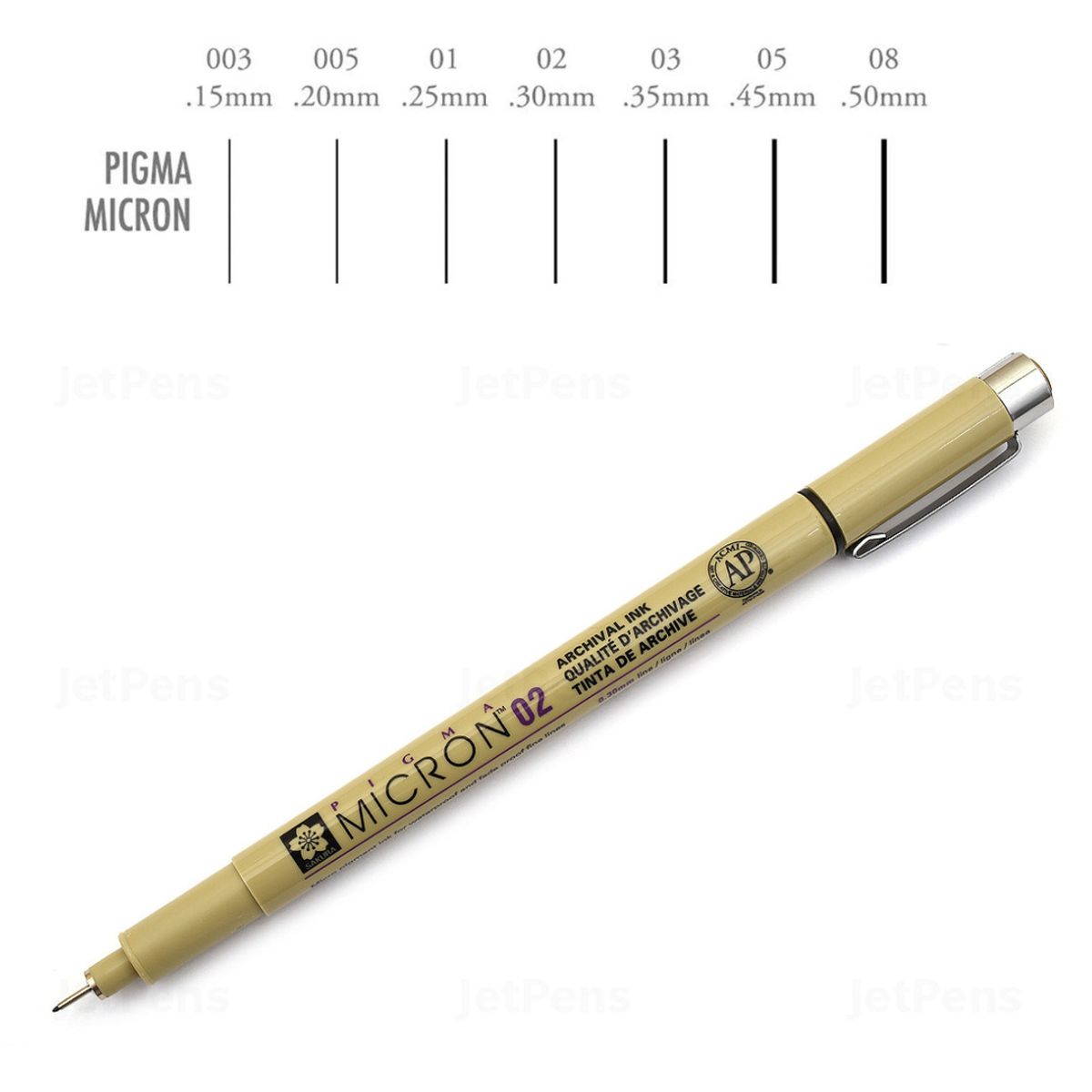 SAKURA - Estilografo Pigma Micron Pen Sakura 02