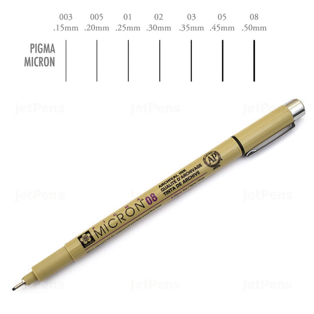 SAKURA - Estilografo Pigma Micron Pen Sakura 08