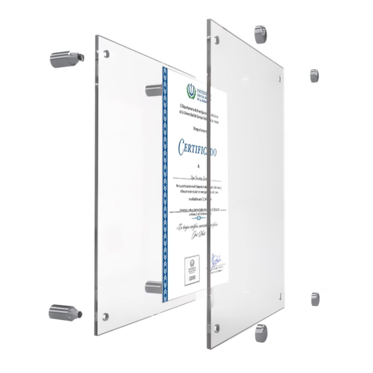 OEM - Portalicencia de acrilico A4