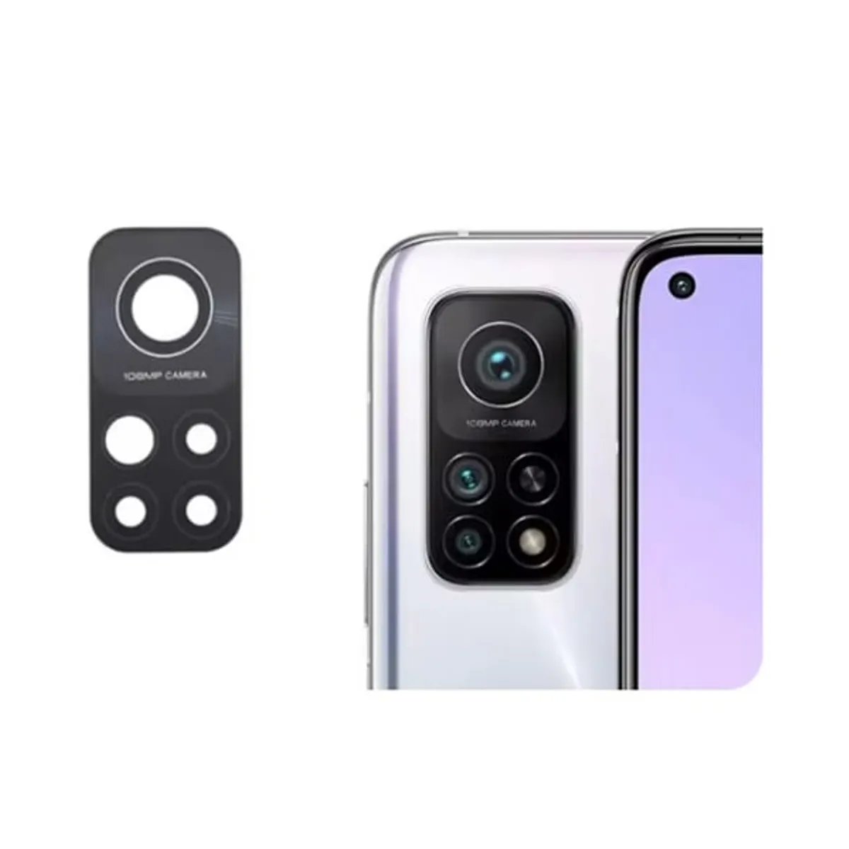 GENERICO - Repuesto lente Vidrio de cámara Xiaomi MI 10T Pro