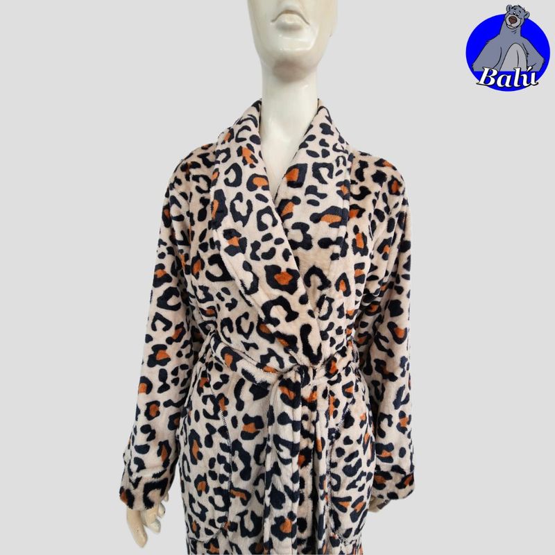 GENERICO - Salida de cama larga en felpa