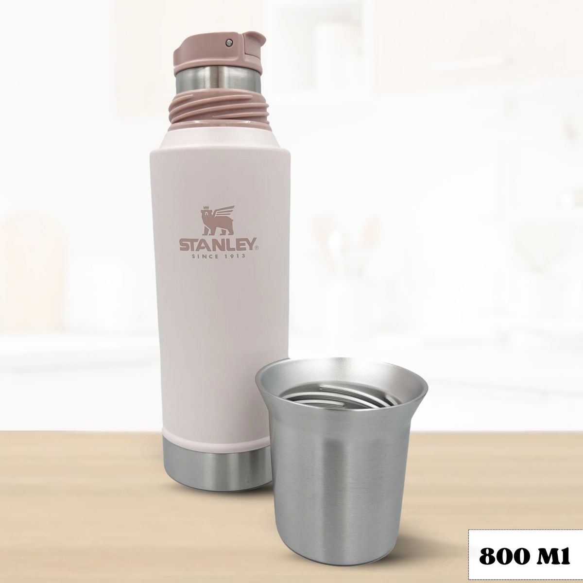 STANLEY - Termo de Bebida Mate System Rosa Quartz Stanley 800 Ml