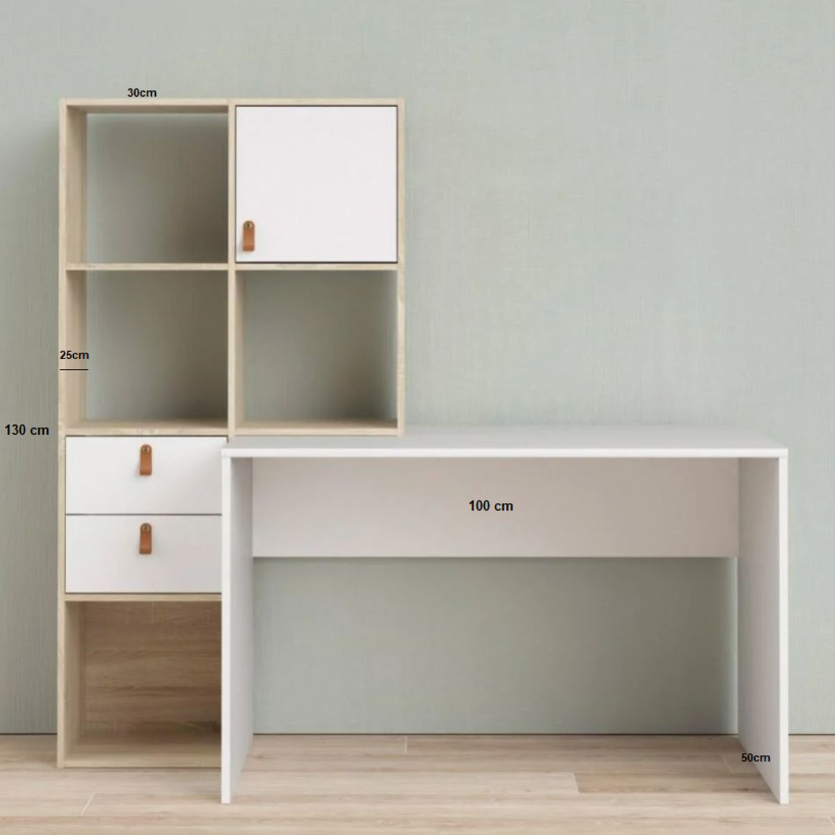 NACION MUEBLES - ESCRITORIO ALEXANDER COLOR BLANCODUNA NM