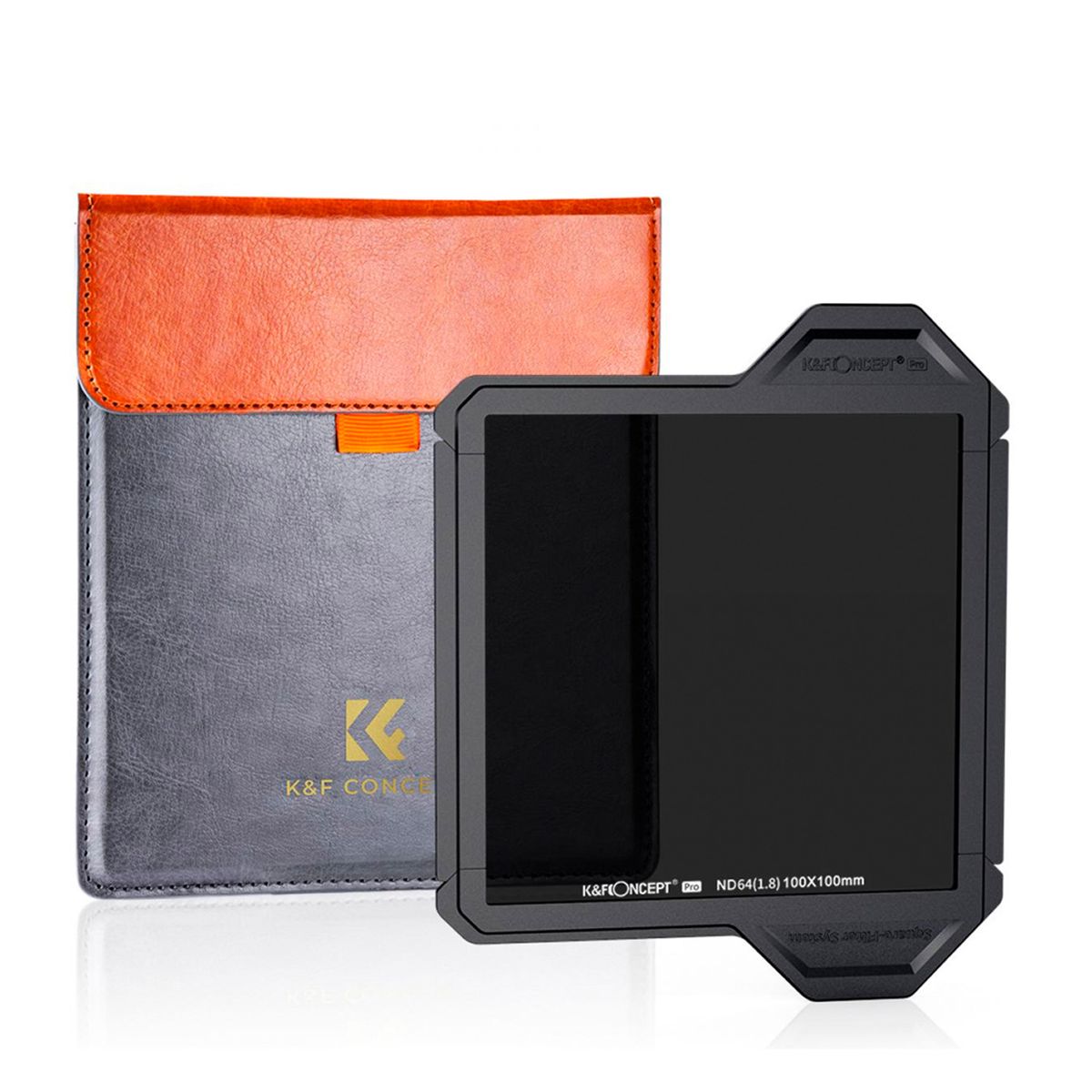K&F CONCEPT - Filtro cuadrado ND64 100×100 con marco protector Serie X-PRO.