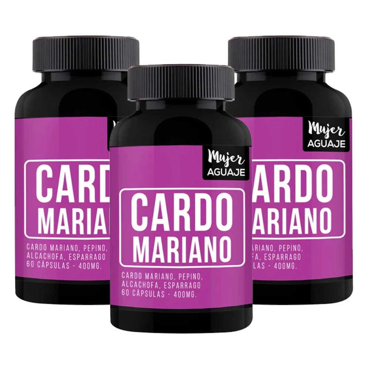 MUJER AGUAJE - Cardo Mariano 400 mg Mujer Aguaje Pack x 3