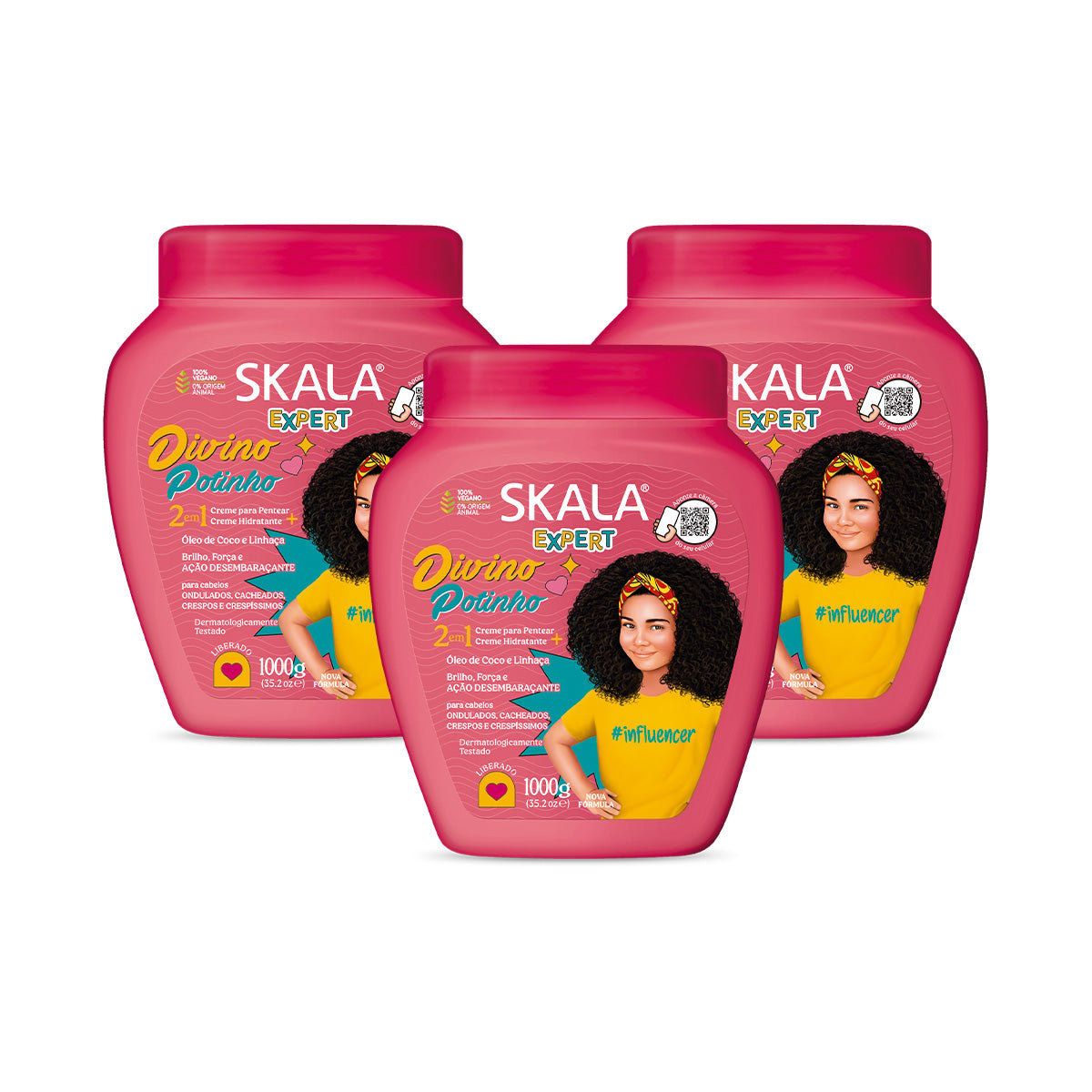SKALA - CREMA DE TRATAMIENTO DIVINO POTINHO KIDS 1000G - SKALA 3 UNID