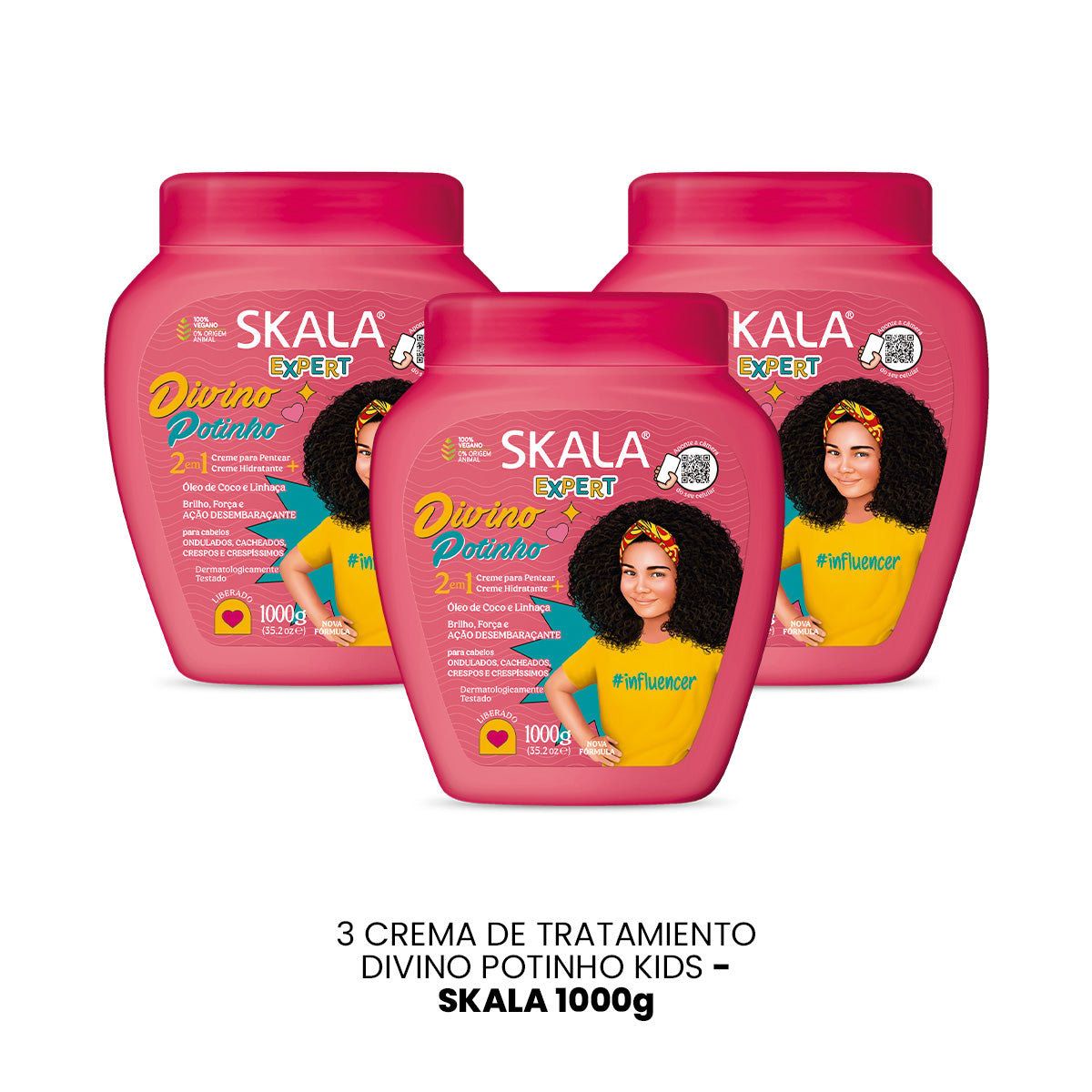 SKALA - CREMA DE TRATAMIENTO DIVINO POTINHO KIDS 1000G - SKALA 3 UNID