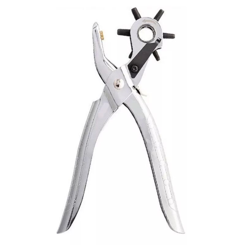 GENERICO - Alicate Sacabocado 9 Pulgadas 6 Medidas Universal