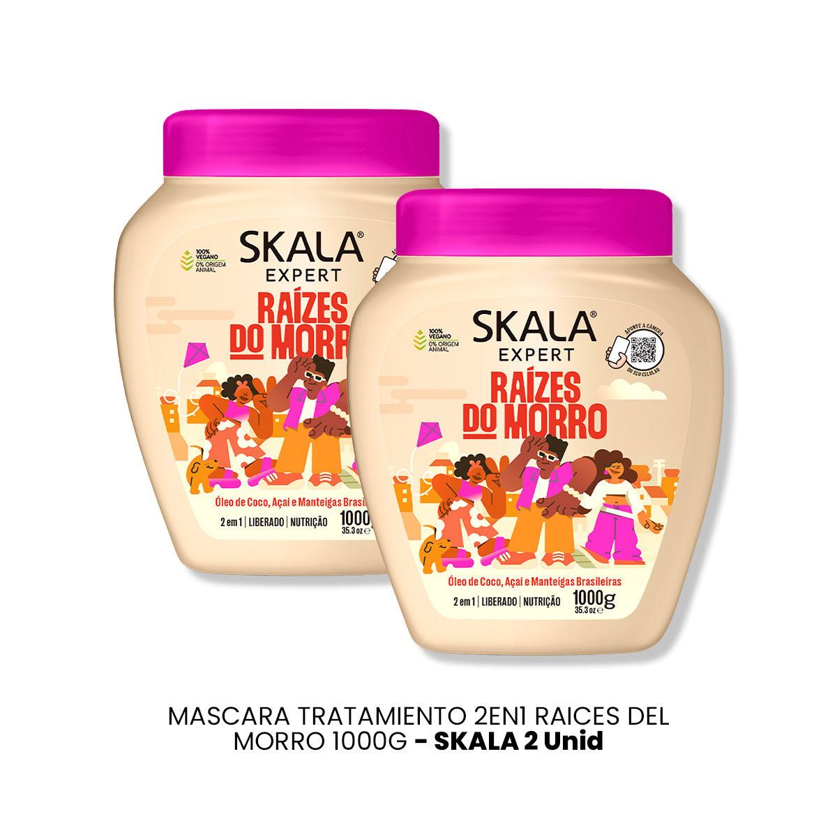 SKALA - RAIZES DO MORRO CREMA TRATAMIENTO 1KG SKALA EXPERT 2 UNID