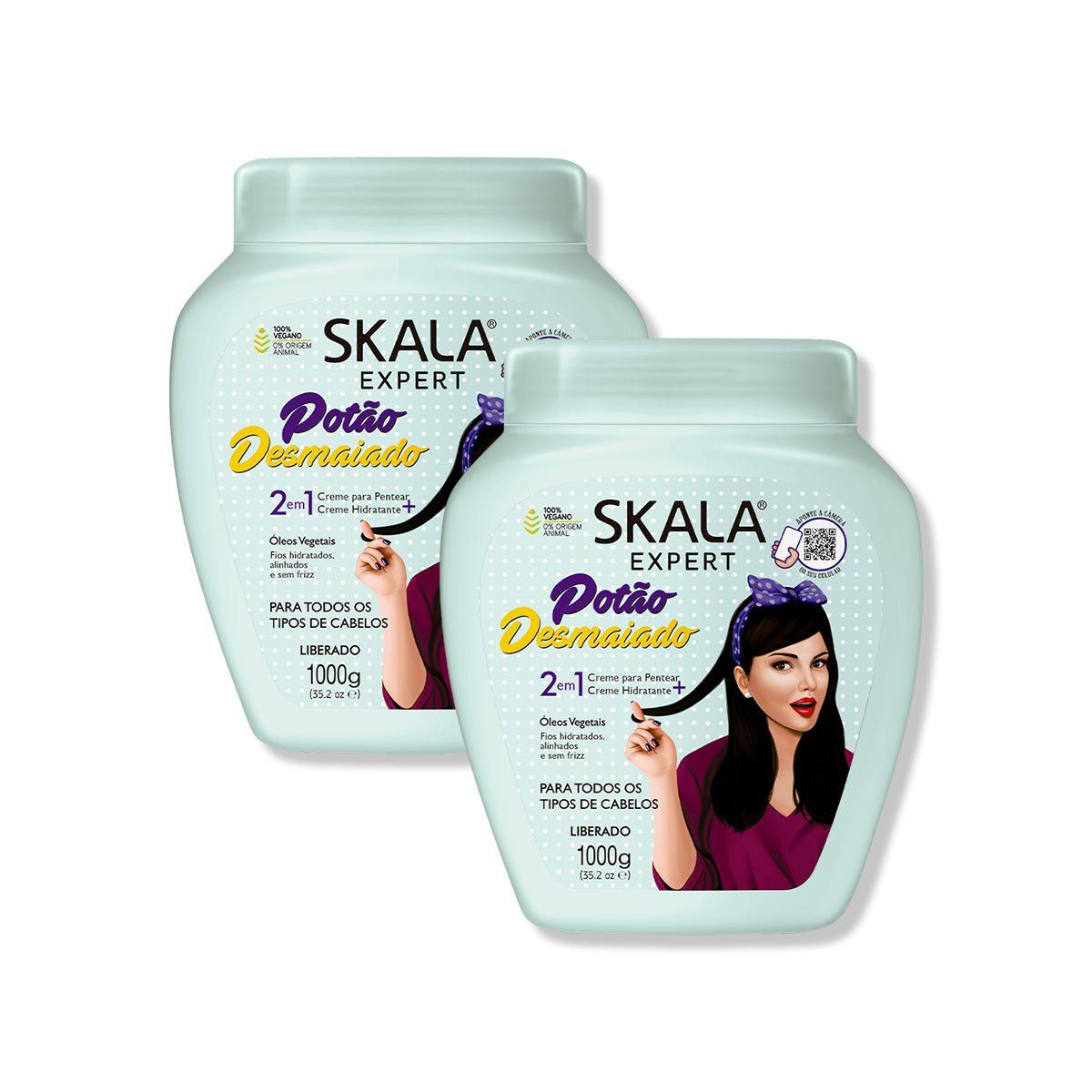 SKALA - CREMA DE TRATAMIENTO PELO DESMAYADO 1000G - SKALA 2 UNID