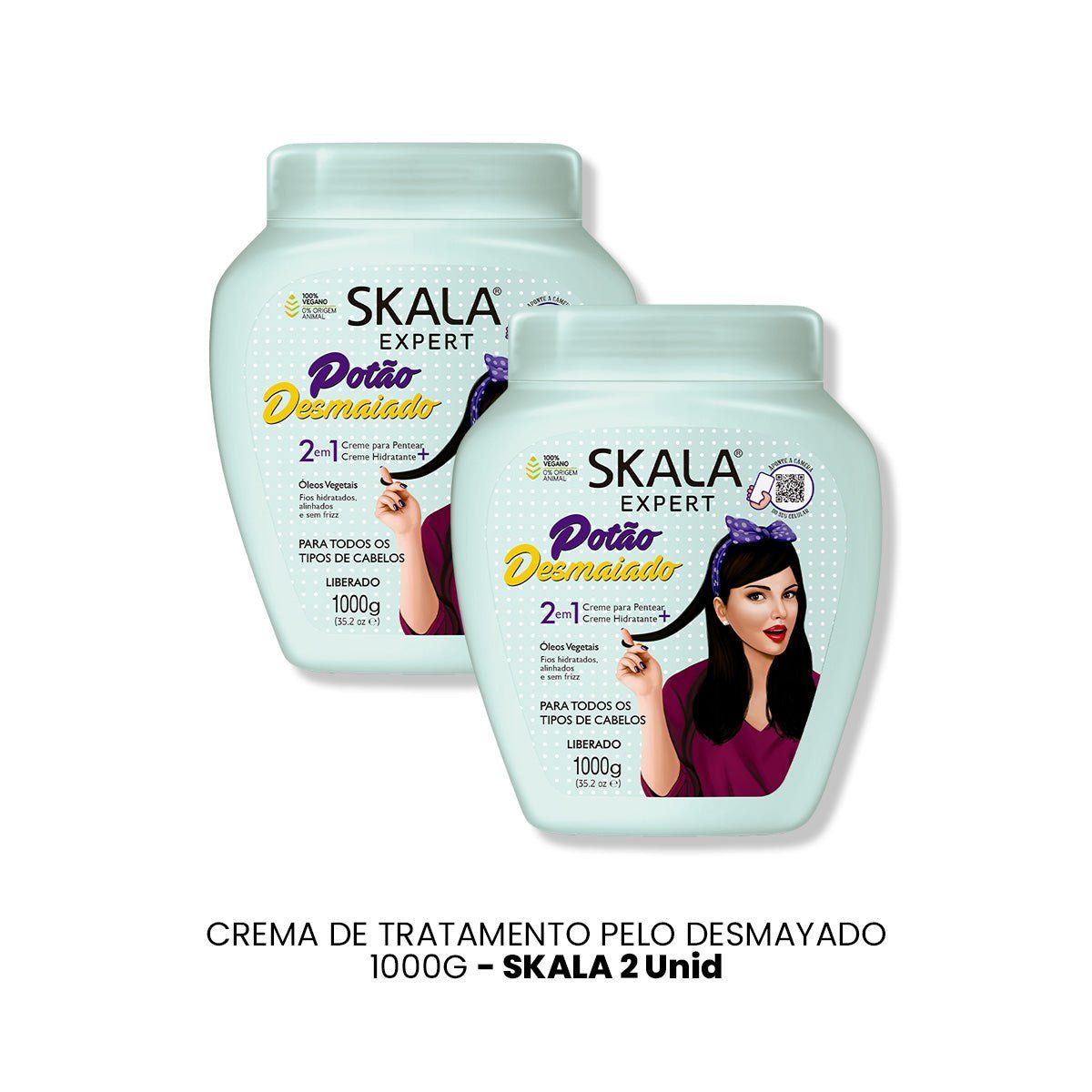 SKALA - CREMA DE TRATAMIENTO PELO DESMAYADO 1000G - SKALA 2 UNID