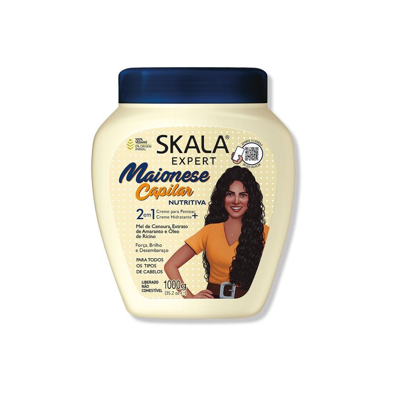 SKALA - CREMA TRATAMIENTO MAYONESA CAPILAR NUTRITIVA 1000G - SKALA