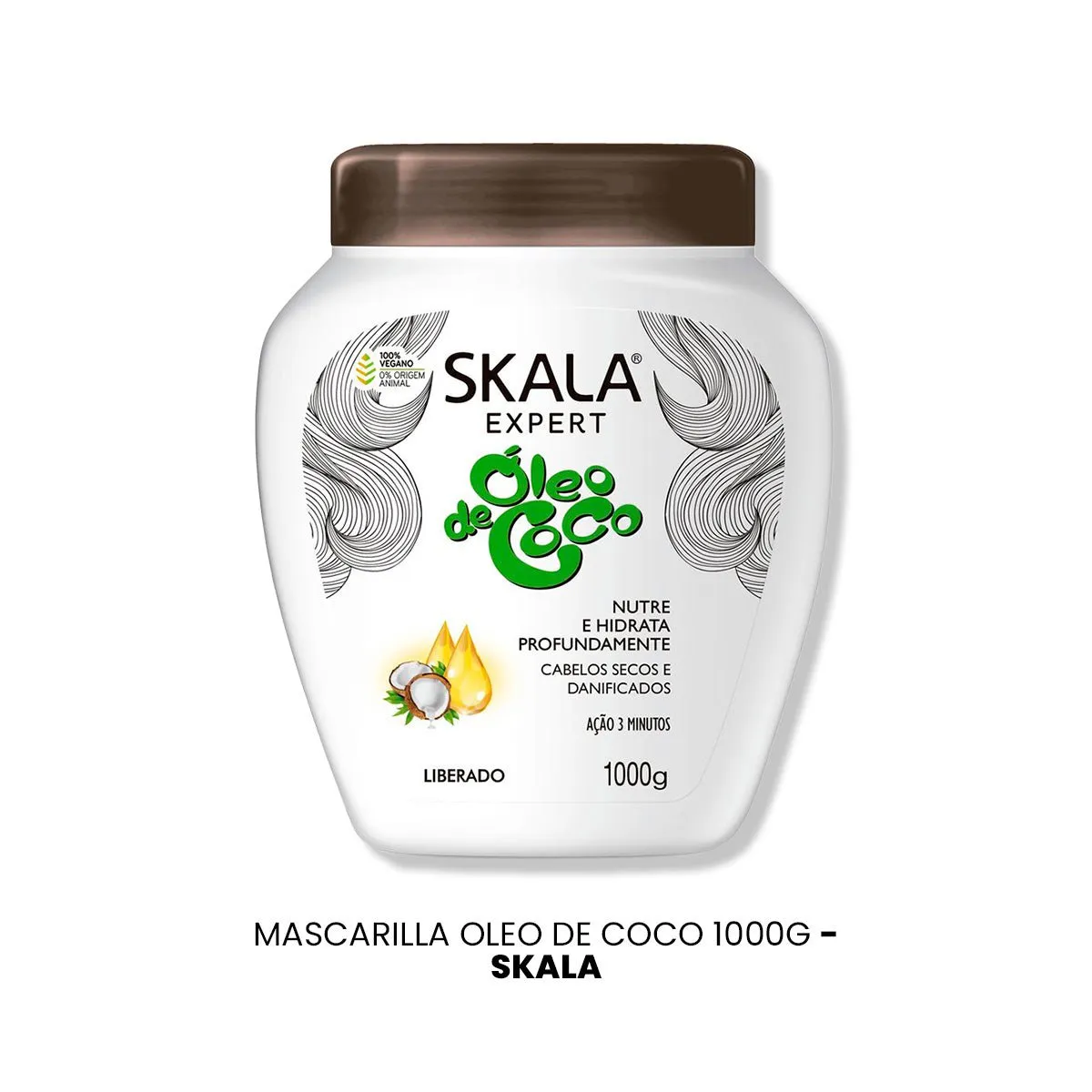 SKALA - CREMA TRATAMIENTO CAPILAR ÓLEO DE COCO 1000G - SKALA EXPERT