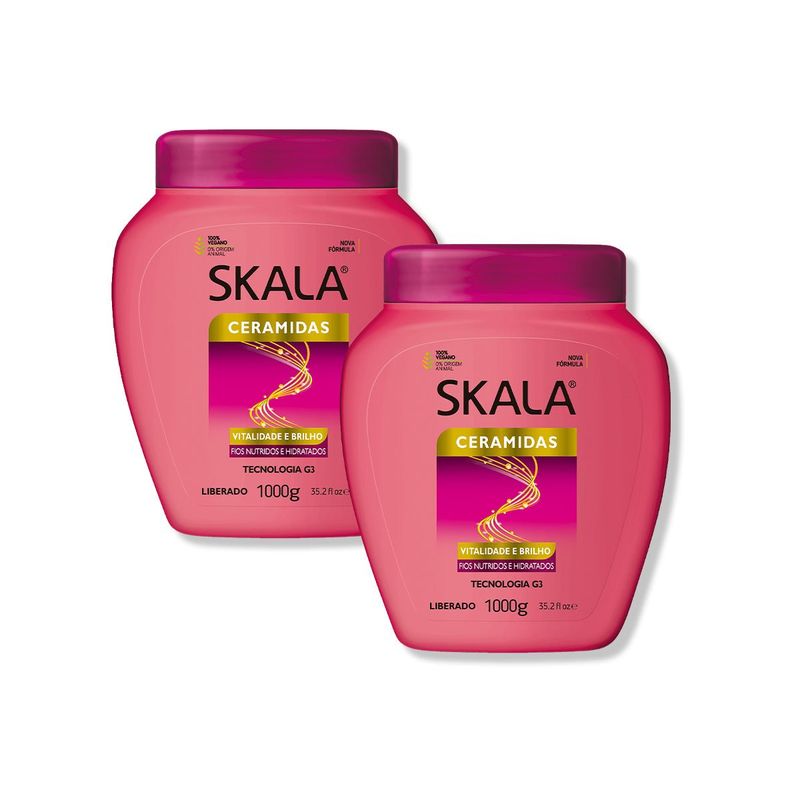 SKALA - CERAMIDAS CREMA DE TRATAMIENTO CAPILAR 1KG SKALA 2 UNID