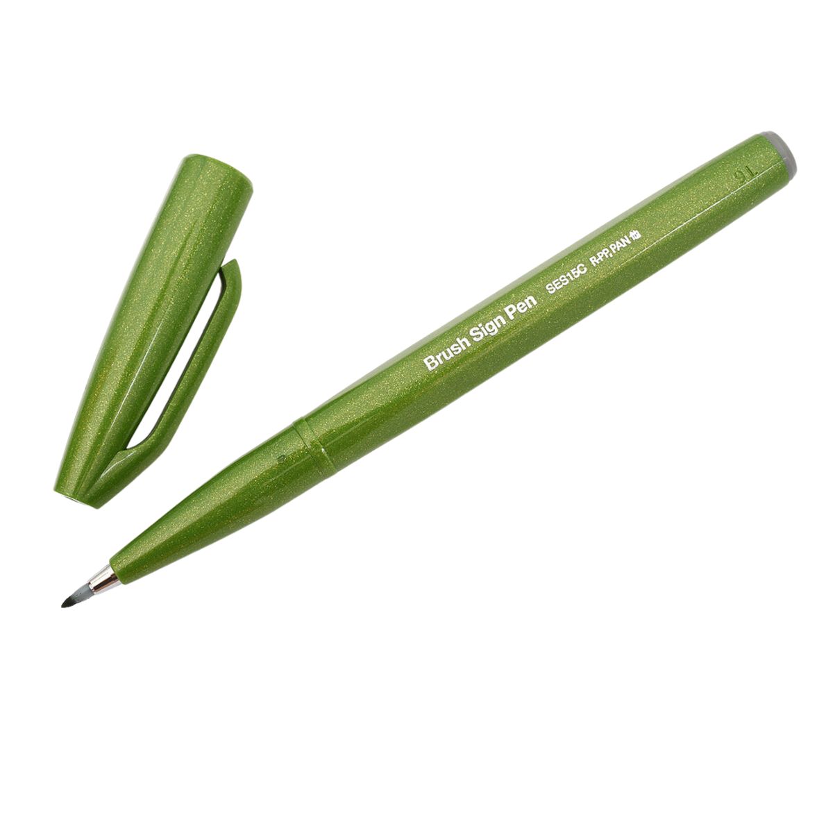 PENTEL - Brush Pen Pentel Touch Lettering Olive Green
