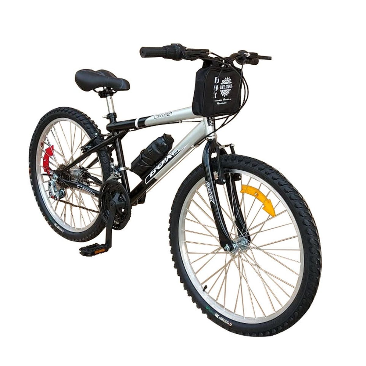 BOX BIKE - Bicicleta Box MTB Aro 24 - Gris con Negro
