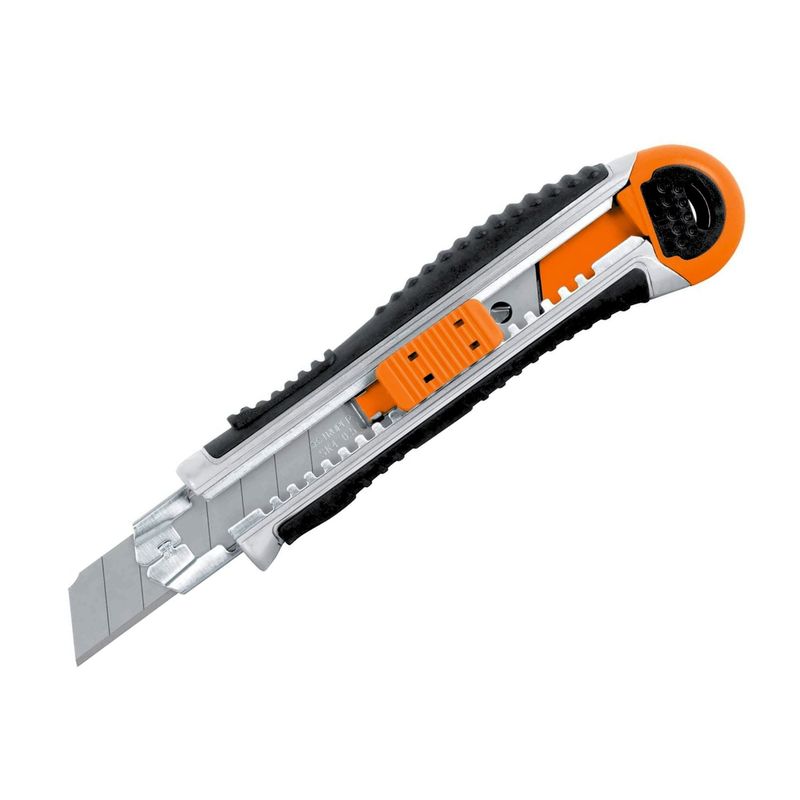 TRUPER - Cutter profesional 18 mm trabajo pesado  metálica , Expert Truper