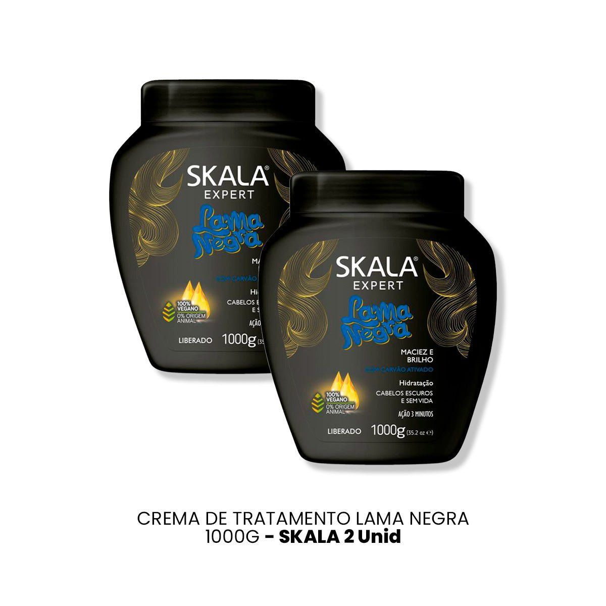 SKALA - CREMA DE TRATAMIENTO LAMA NEGRA 1000G - SKALA 2 UNID