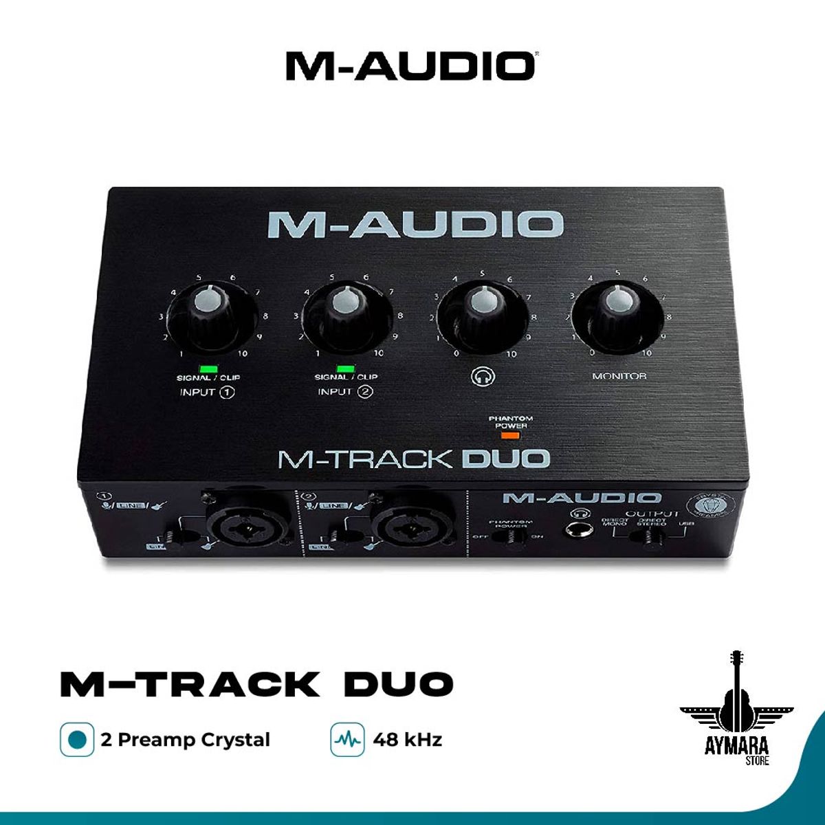 M AUDIO - M Audio M-Track Duo Interfaz de Audio